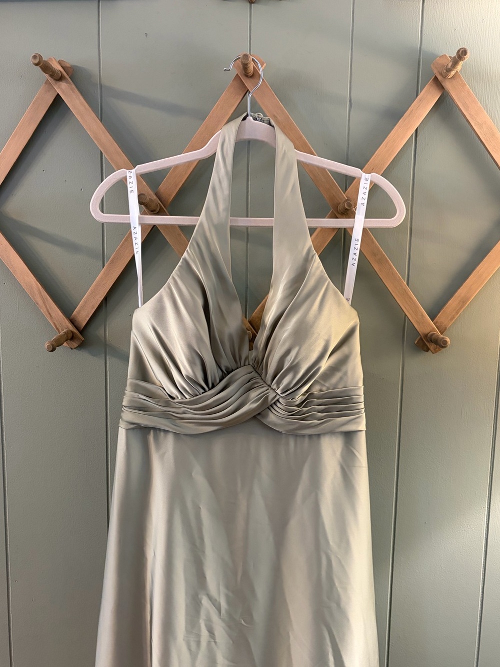 Azazie Tessie Dress in Pistachio